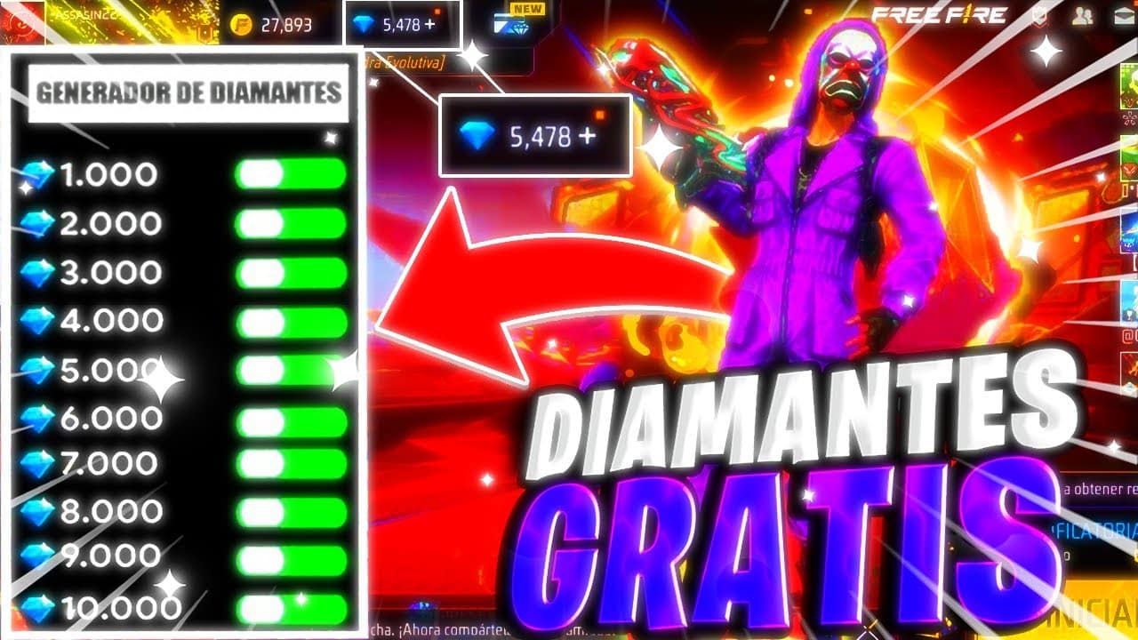 como puedo obtener diamantes gratis en free fire