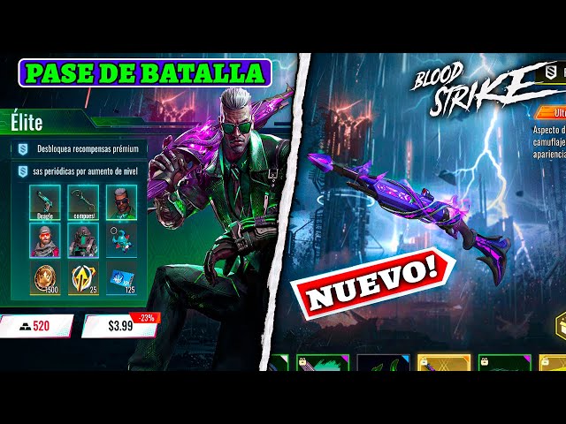 descubre las recompensas exclusivas del pase elite en los eventos de blood strike