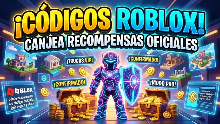 Dónde puedo canjear los códigos de Roblox: guía segura y oficial