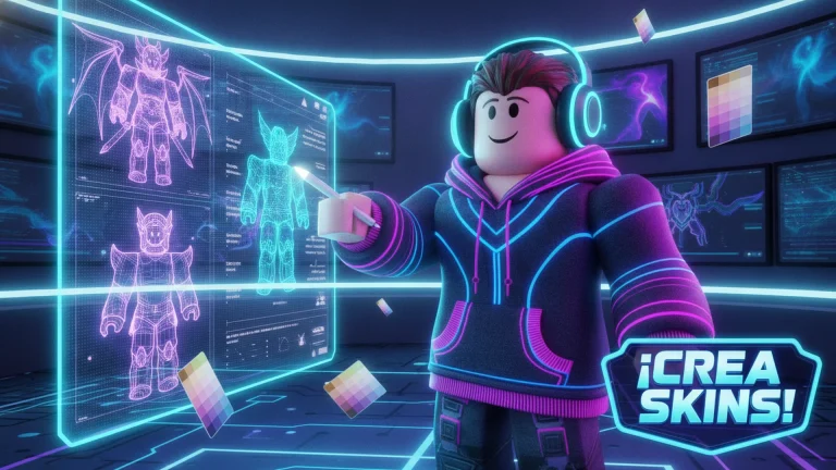 Dónde encontrar tutoriales para crear mis skins en Roblox